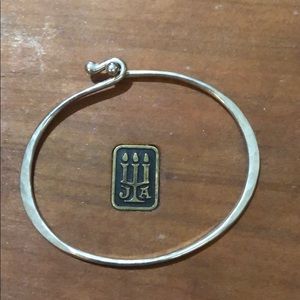 Hammered Hook-On bracelet